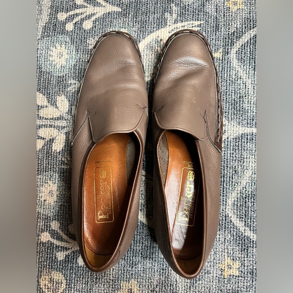 Barker of Earls Barton slip on Loafers taupe brown made in England - Picture 10 of 10